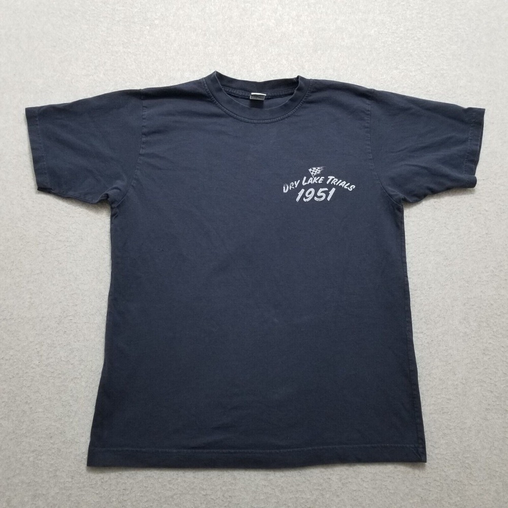 Lucky Brand Shirt Youth Large Blue Short Sleeve Crew Neck‎ Boys
